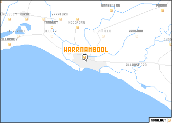 Warrnambool map